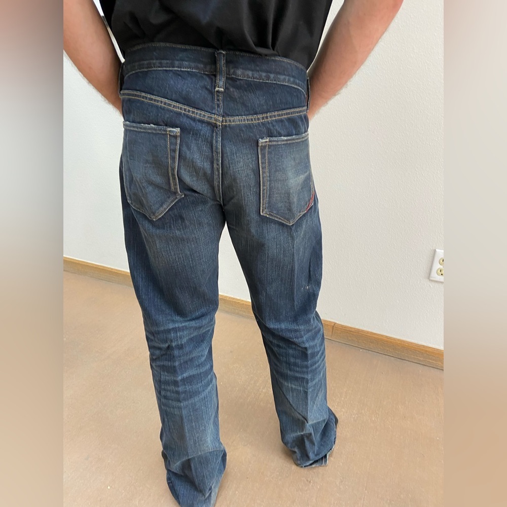 Banana Republic 33/32 Dark Wash Vintage Straight Leg Jeans